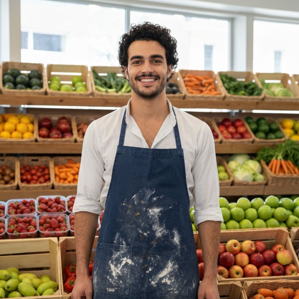 Équipe Fresh Market dans l'esprit des marchés marocains